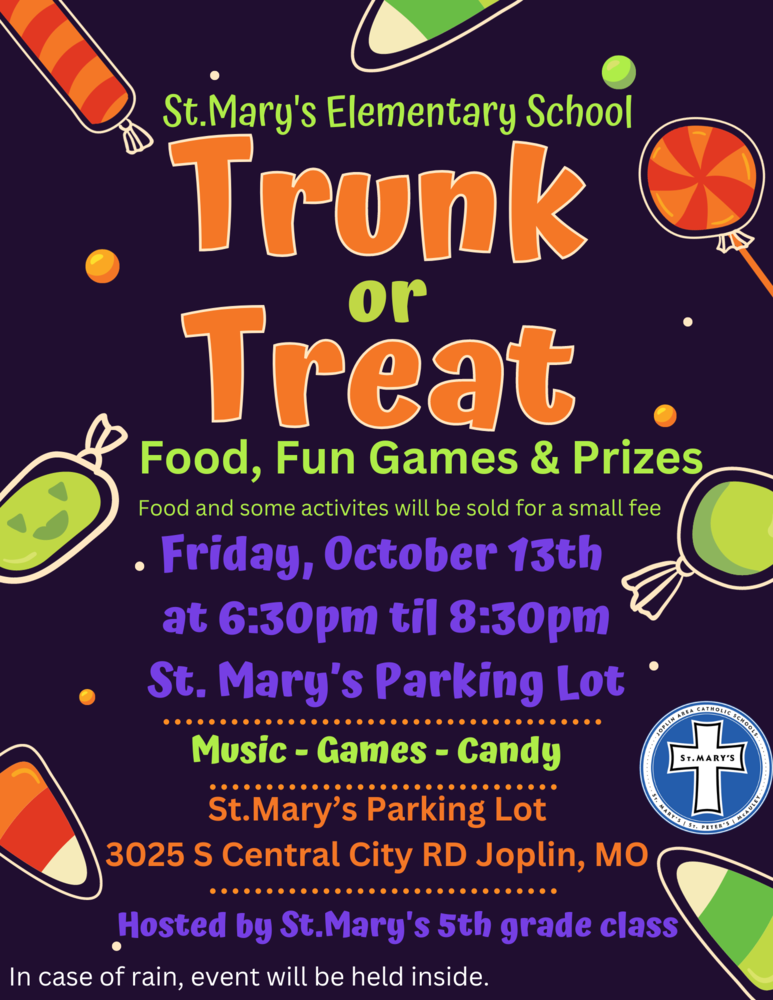 St. Mary's Trunk or Treat St. Mary's